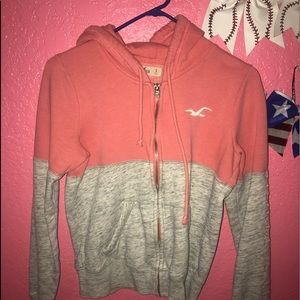 Zip up Hollister sweater